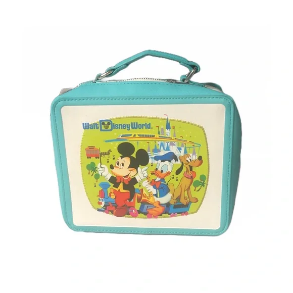 Disney Parks 50th Anniversary Loungefly Shoulder Bag Vault and Tin Lunchbox Set - Picture 3 of 6